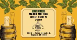 March Meeting @ Broken Timbers