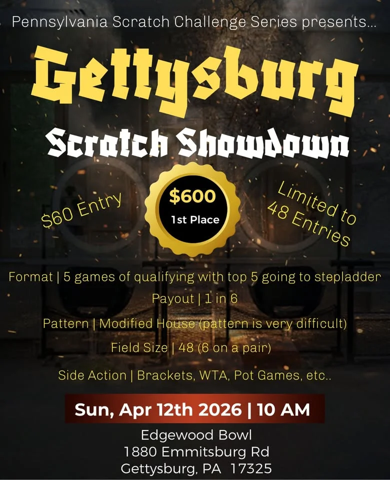 Gettysburg Scratch Showdown | Edgewood Bowl