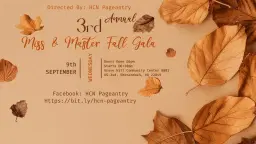 Miss & Master Fall Gala