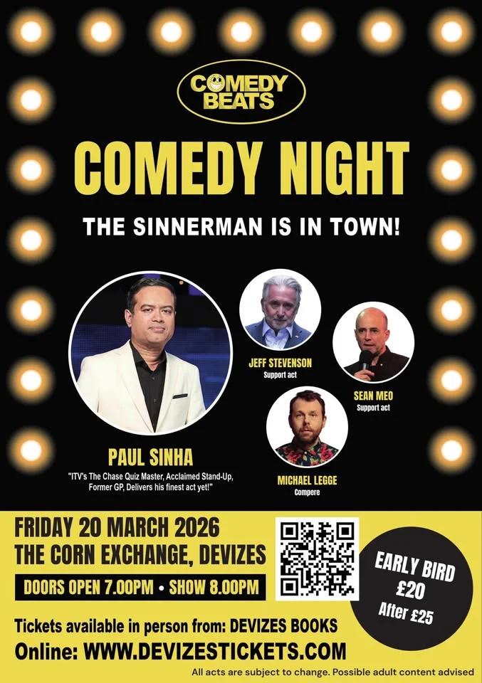 Paul Sinha Fresh From His Sell Out Tour!