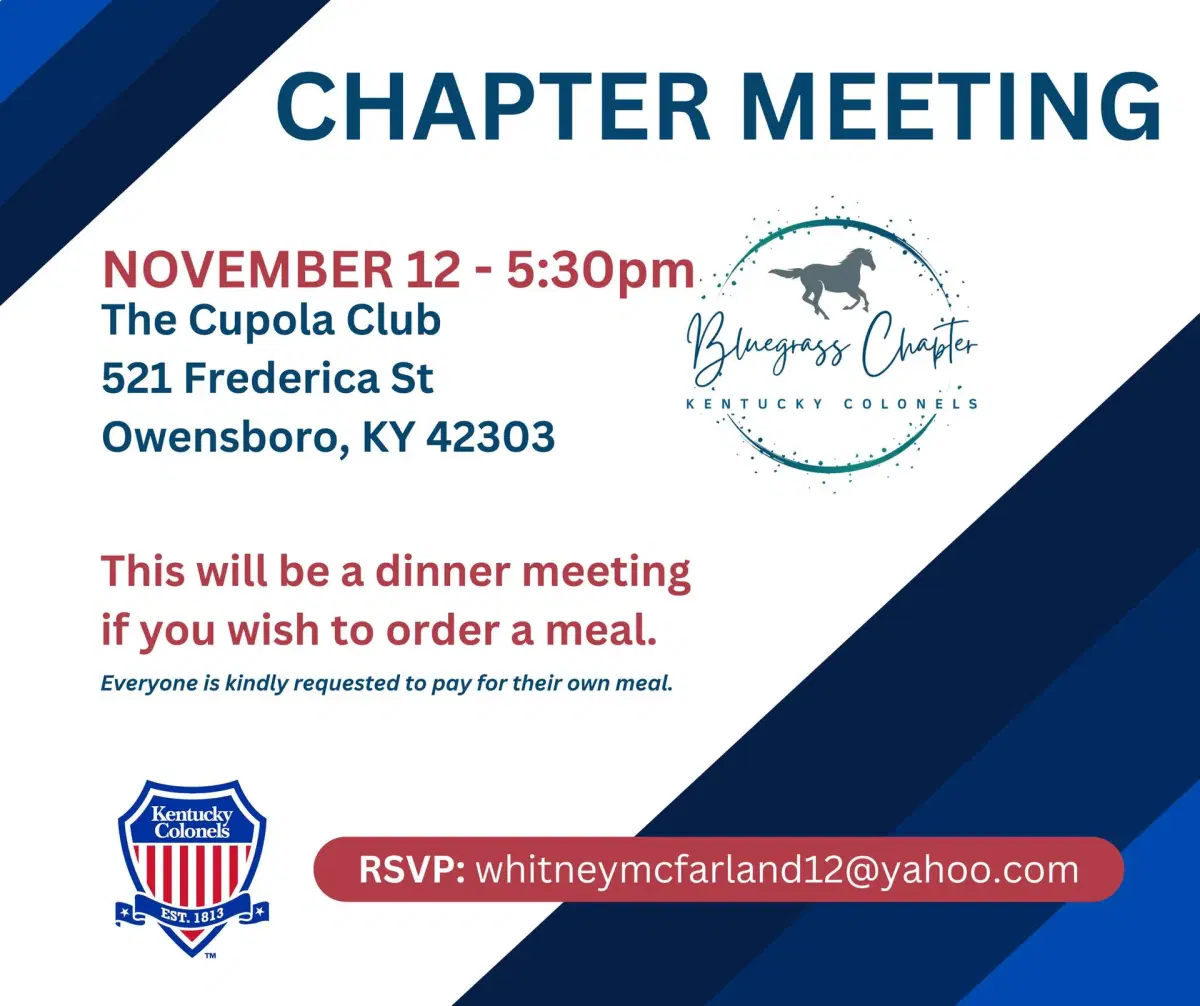 Chapter Meeting - November 2026