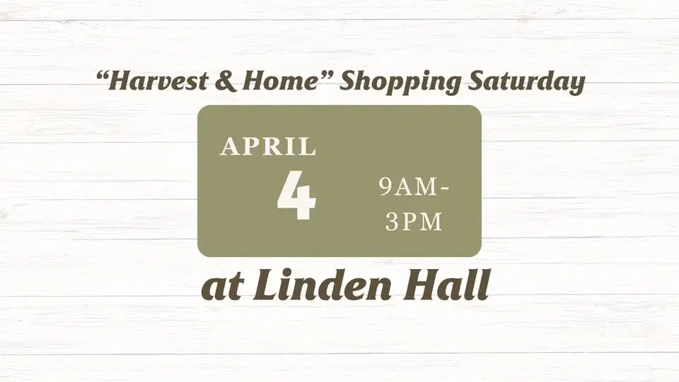 April "Harvest & Home" Shopping Saturday