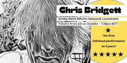 Chris Bridgett with band LIVE at The Talleyrand, Levenshulme.