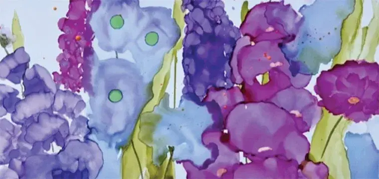 Alcohol Ink Botanicals