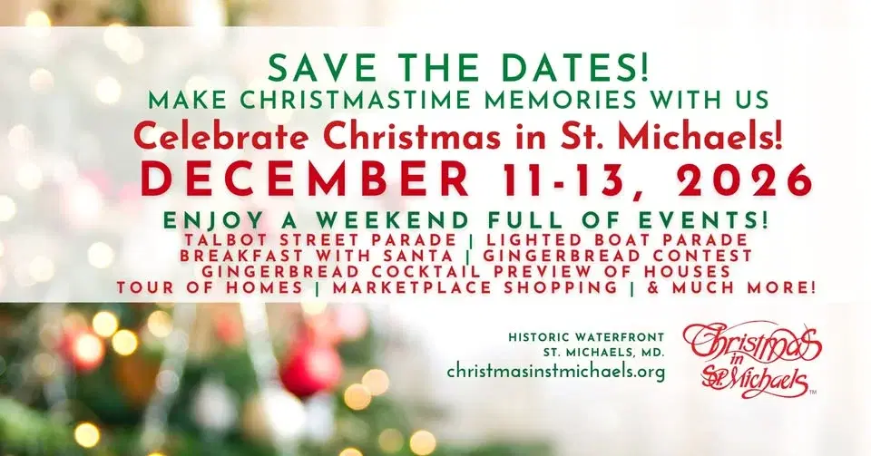 Christmas in St. Michaels, Maryland | Enjoy our historic waterfront town!