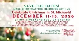 Christmas in St. Michaels, Maryland | Enjoy our historic waterfront town!