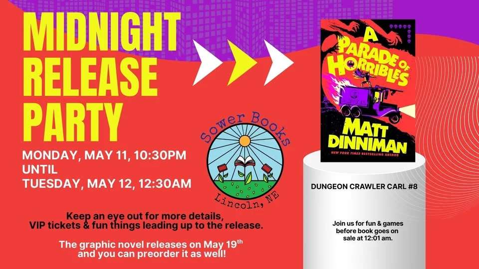 Dungeon Crawler Parade of Horribles Release Party