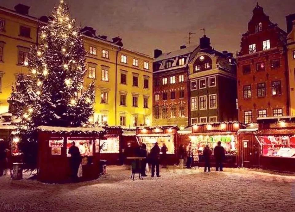 Stortorgets Julmarknad i Gamla stan i Stockholm