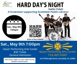 Hard Day's Night Beatles Tribute Band Fundraiser Concert