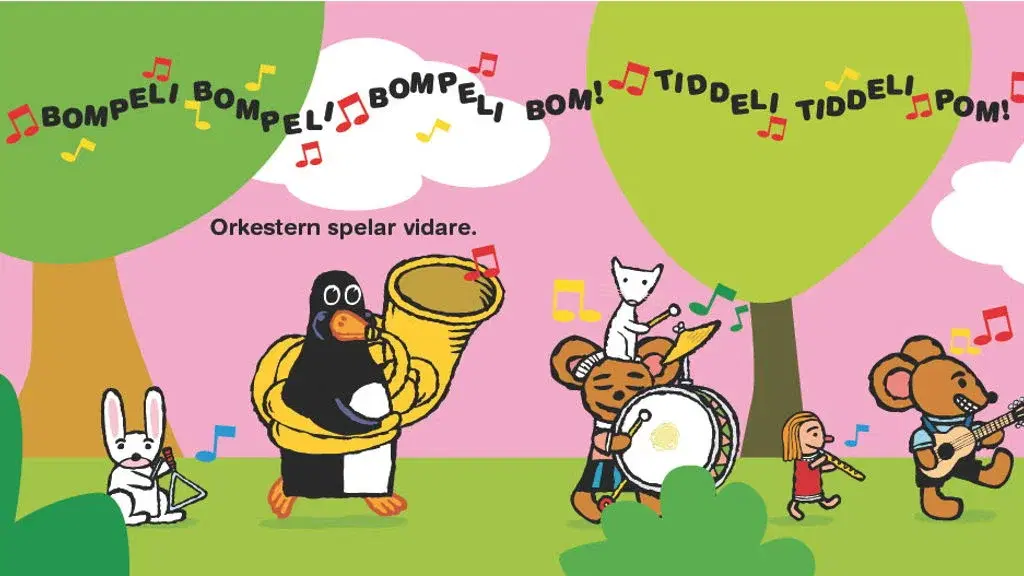 Pino och den tokiga orkestern, från 3 år och familj, HORREDS bibliotek