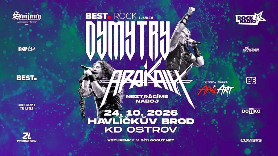 Dymytry & Arakain | BEST ROCK TOUR 2026 | Havlíčkův Brod