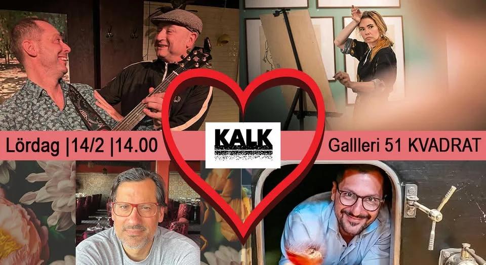 Klubb KALK kärleksspecial 14 februari - 14:00 på Galleri 51 KVADRAT