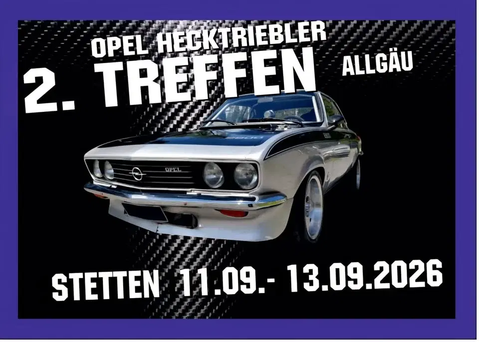 2. Opel Hecktrieblertreffen Allgäu