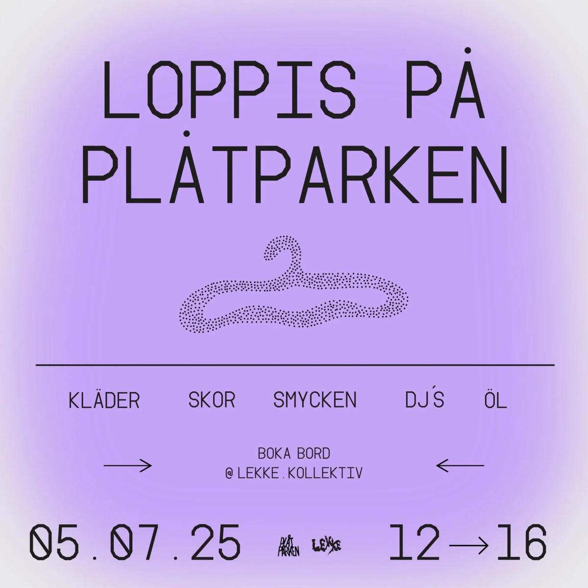 Loppis på Plåtparken 🛍️🎶