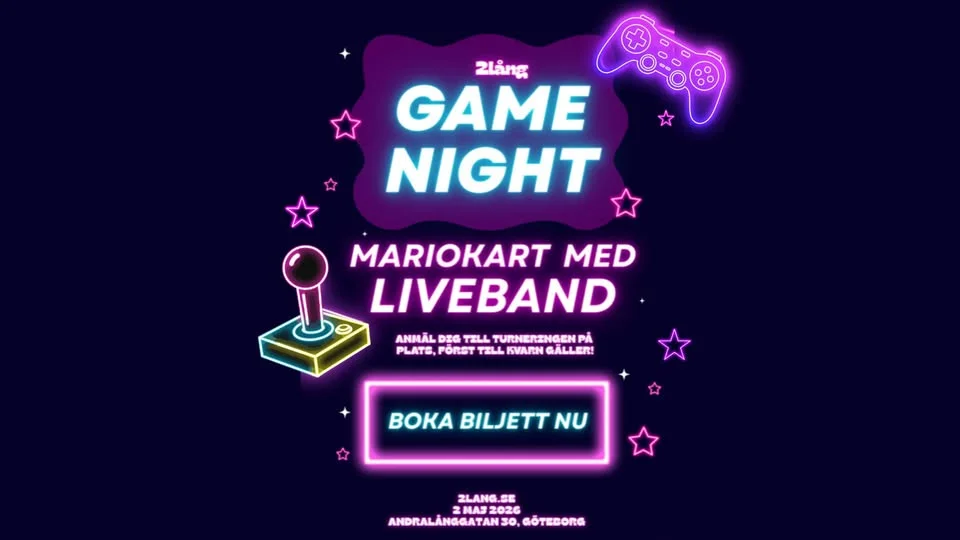📺 GAME NIGHT - Mario Kart och livemusik