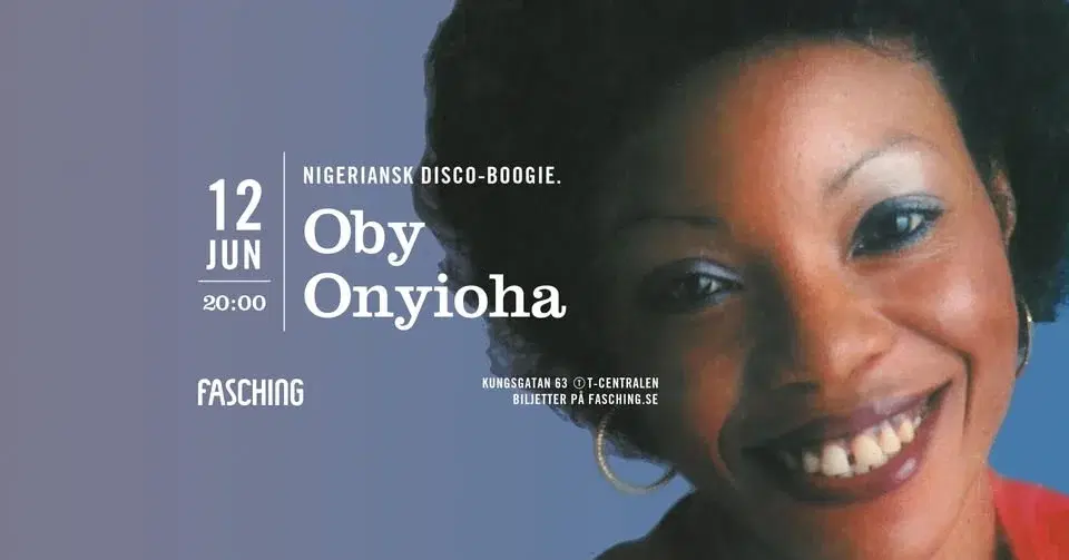 Oby Onyioha | Fasching, Stockholm