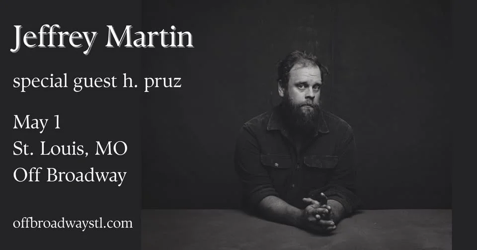 Jeffrey Martin (Seated Show - Limited Capacity)