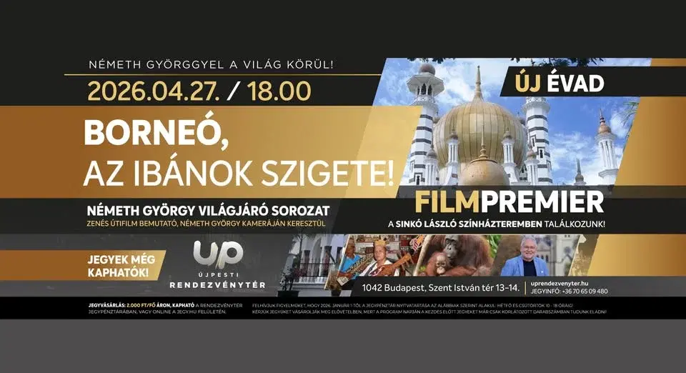 Világjáró sorozat Németh Györggyel - Borneó, az Ibánok szigete!