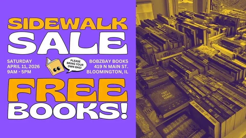FREE BOOK SIDEWALK SALE at Bobzbay Books