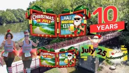 Christmas In July Half Marathon & 5K (Indianapolis)