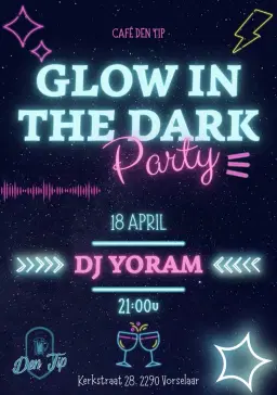 Glow in the dark met DJ Yoram โก๏ธ