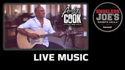 Andy Cook @ Shoeless Joe's Cornwall