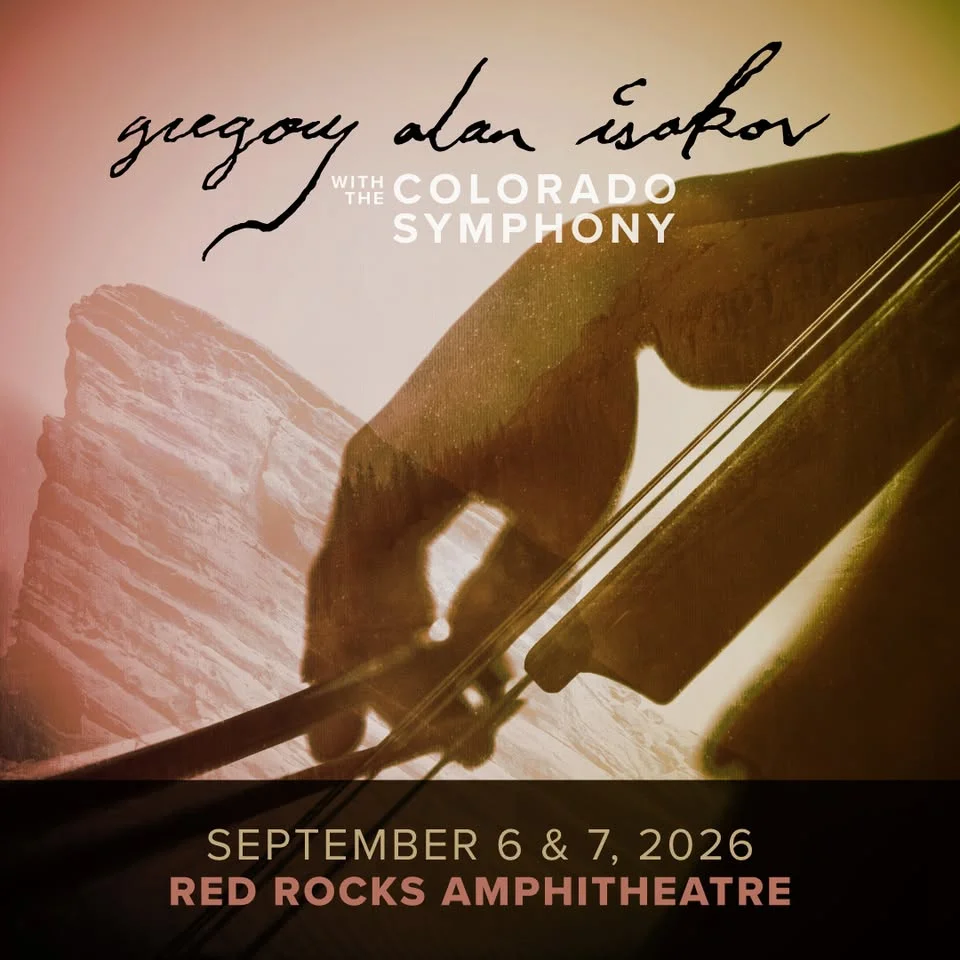 Gregory Alan Isakov with the CO Symphony at Red Rocks