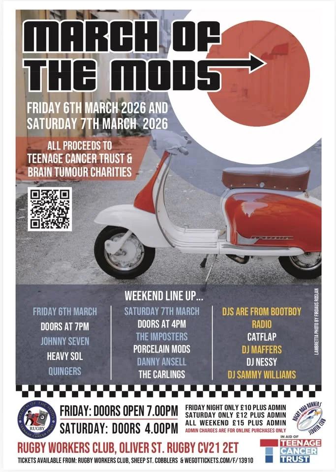 Rugby’s March of the Mods 2026