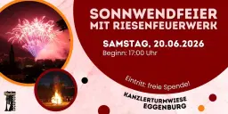 Sonnwendfeier mit Riesenfeuerwerk