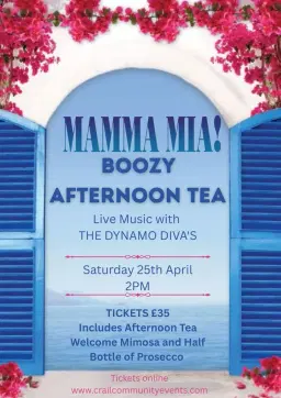 Mamma Mia Boozy Afternoon Tea