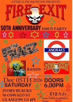 EARLY XMUS FIRE EXIT PARTY -2026