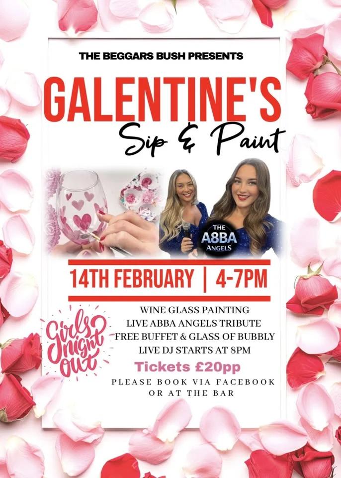Galentines Sip n paint @ The Beggars Bush