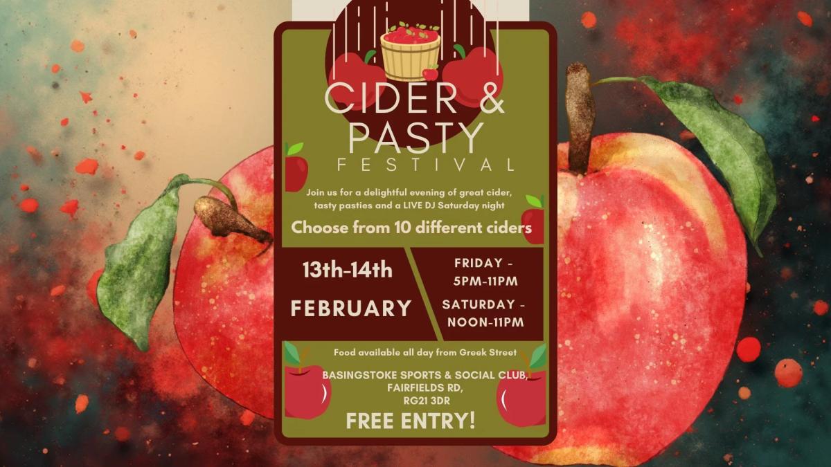 🍎🥟 Cider & Pasty Festival 🥟🍎