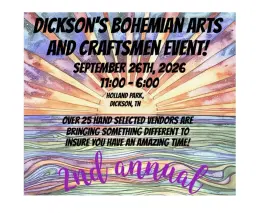 Dickson’s Bohemian Arts and Craftsmen Event