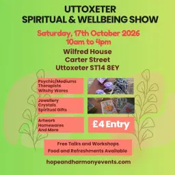 UTTOXETER SPIRITUAL AND WELLBEING SHOW