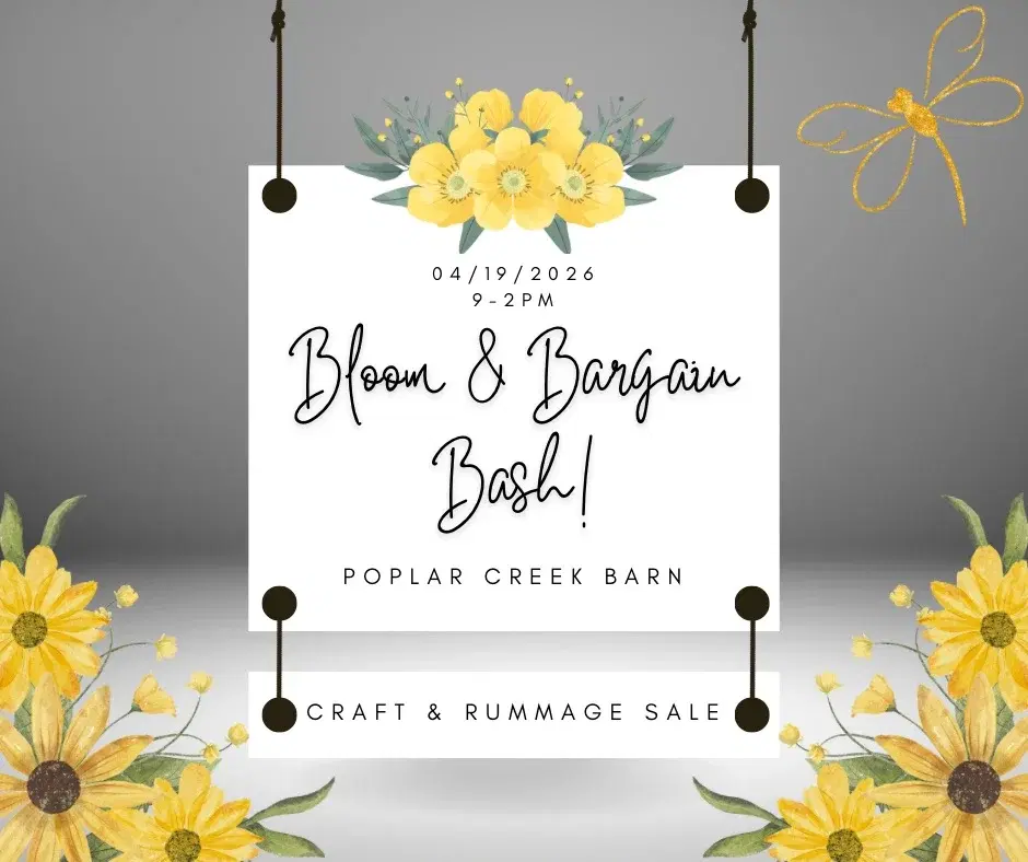 Bloom & Bargain Bash!