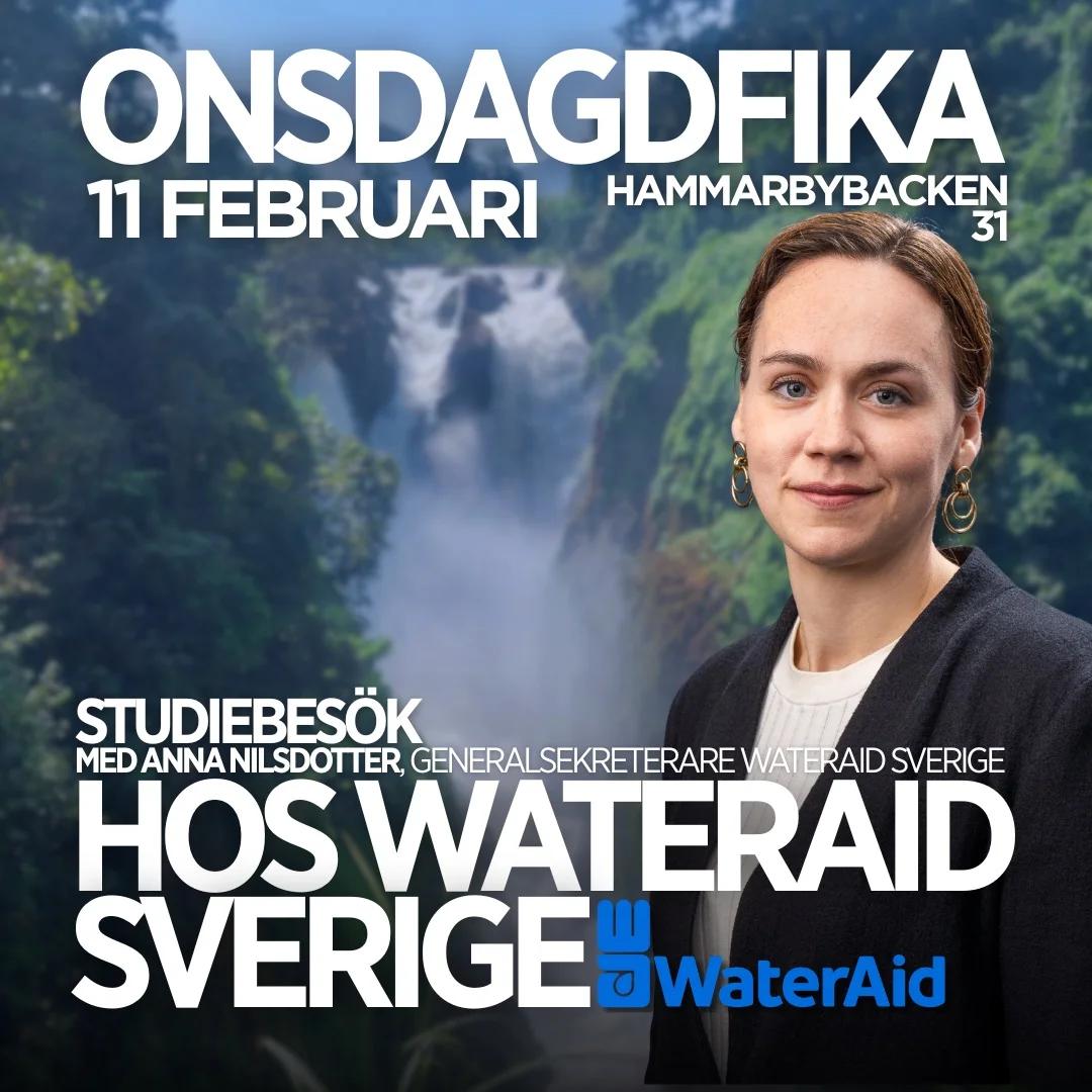 Onsdagsfika: Studiebesök hos WaterAid