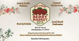 6th Street Berry Market Days | April 10th–12th 2026