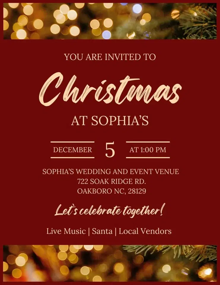 Christmas at Sophia’s