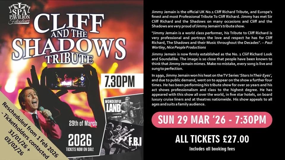 Cliff & The Shadows - Starring Jimmy Jemain