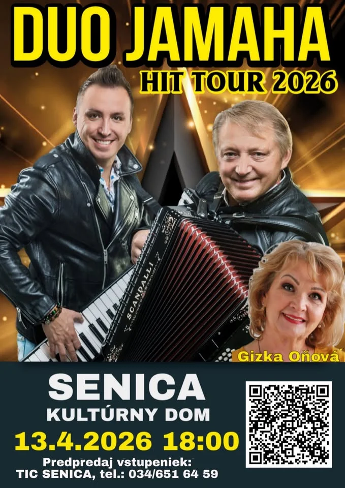 Koncert DUO JAMAHA & hosť Gizka Oňová - Senica