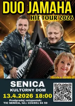 Koncert DUO JAMAHA & hosť Gizka Oňová - Senica