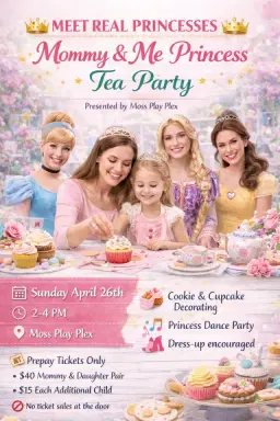 Mommy & Me Princess Tea Party
