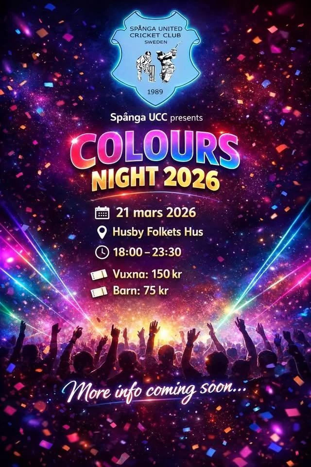 COLOURS NIGHT 2026