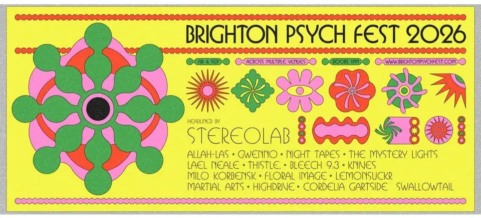 BRIGHTON PSYCH FEST | SEP 4TH 2026 | MULTI-VENUE FESTIVAL