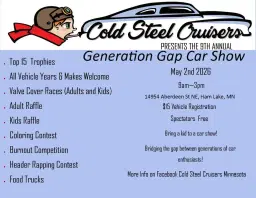Generation Gap Car Show - 9th Annual