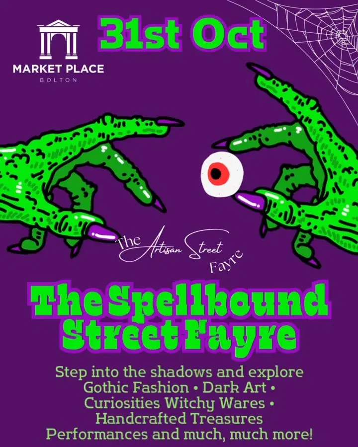 THE SPELLBOUND STREET FAYRE MARKET PLACE BOLTON