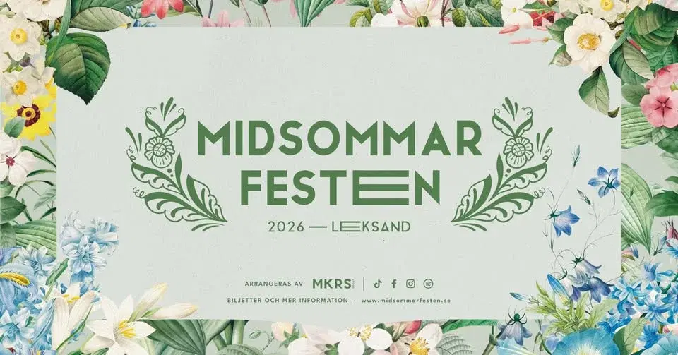 Midsommarfesten 2026 - Sveriges största midsommarfestival!