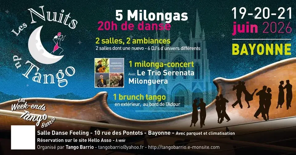 LES NUITS DU TANGO à BAYONNE
