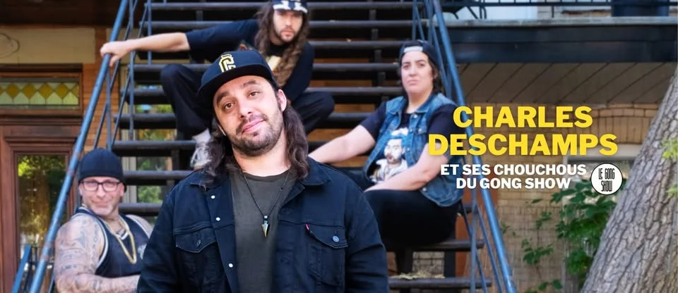 Charles Deschamps et ses chouchous du Gong Show au Café du Clocher
